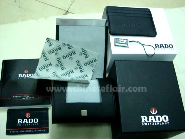 Copy Rado Black Watch Box Set / Low Price